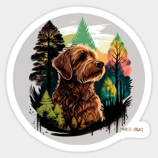 Rescue Dog Together With Nature Bubble Bonsai Sticker